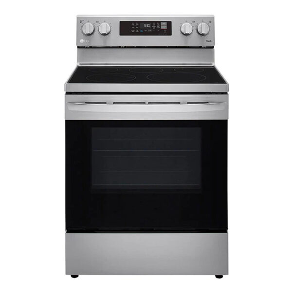 Stainless steel electric range with Air Fry