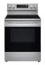 Stainless steel electric range with Air Fry