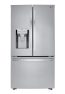 Stainless steel counter-depth French door refrigerator