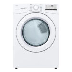 White electric dryer