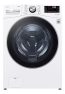 White front load washer
