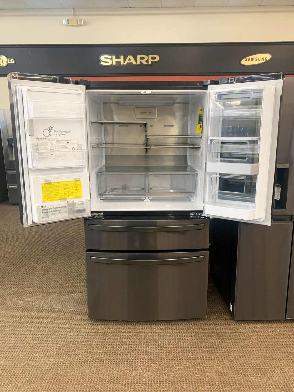 LRMVS3006S by LG - 30 cu. ft. Smart InstaView® Door-in-Door® Refrigerator  with Craft Ice™