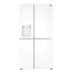 White side-by-side refrigerator