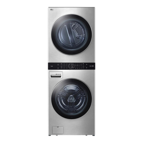 Nobel steel large capacity front load washer and dryer