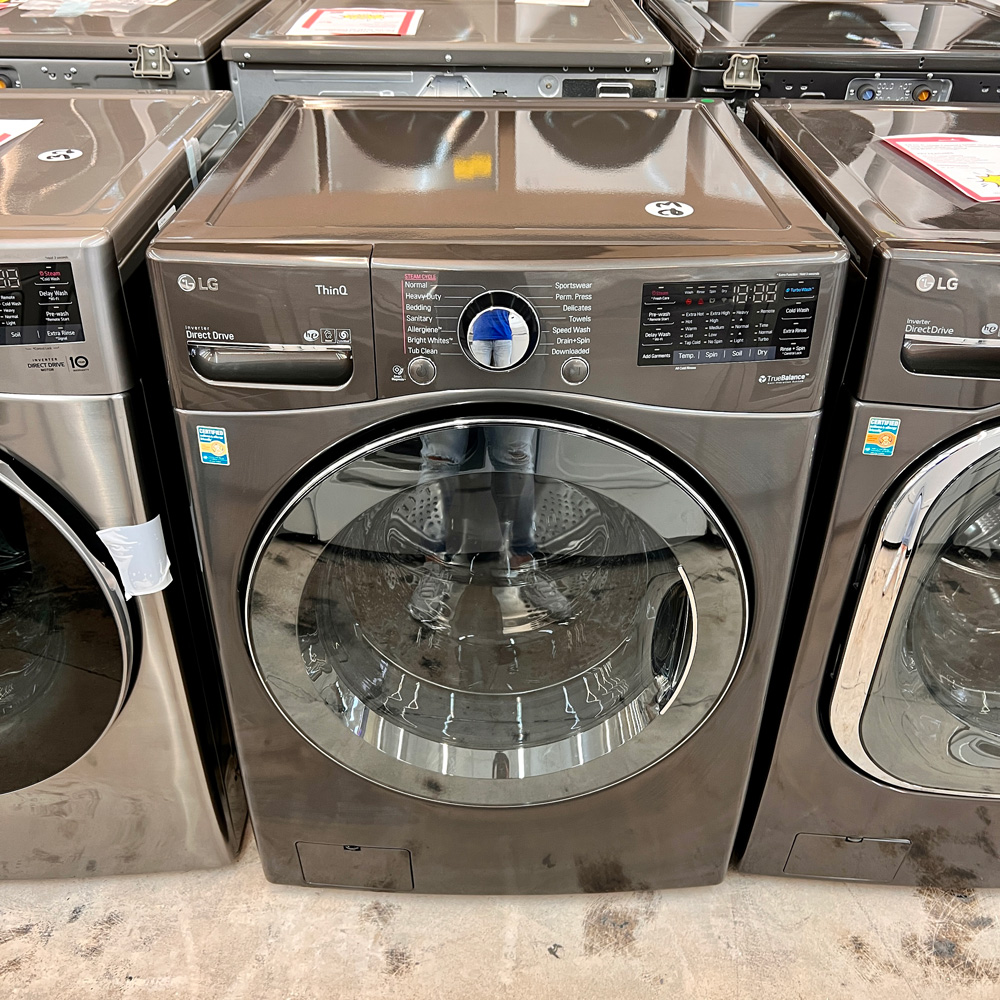 stainless steel washer and dryer