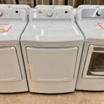 White electric dryer