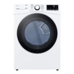 White electric dryer