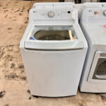 White large capacity top load washer